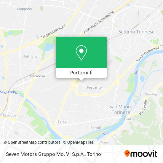 Mappa Seven Motors Gruppo Mo. VI S.p.A.