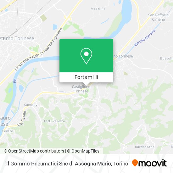 Mappa Il Gommo Pneumatici Snc di Assogna Mario