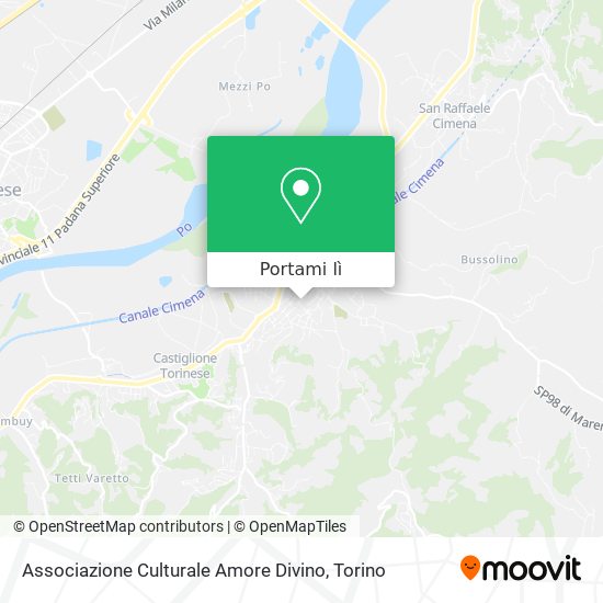 Mappa Associazione Culturale Amore Divino