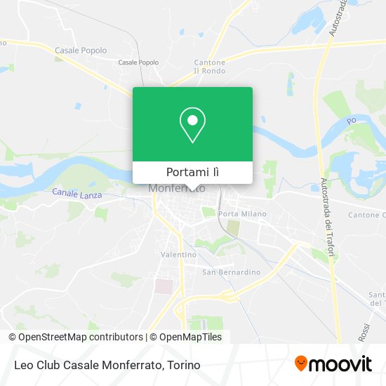 Mappa Leo Club Casale Monferrato