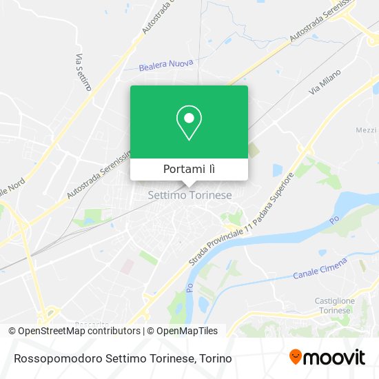 Mappa Rossopomodoro Settimo Torinese