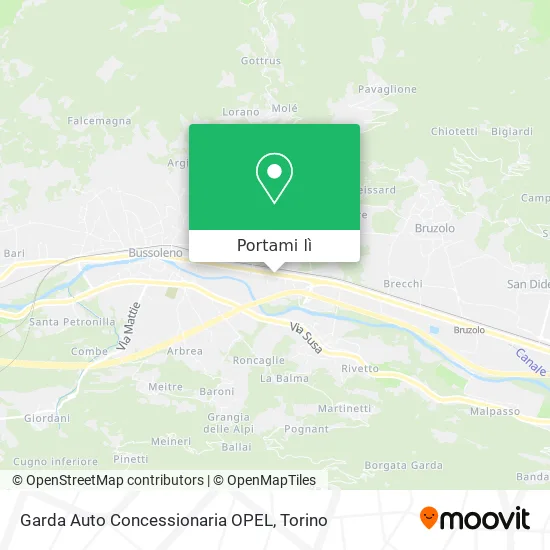 Mappa Garda Auto Concessionaria OPEL