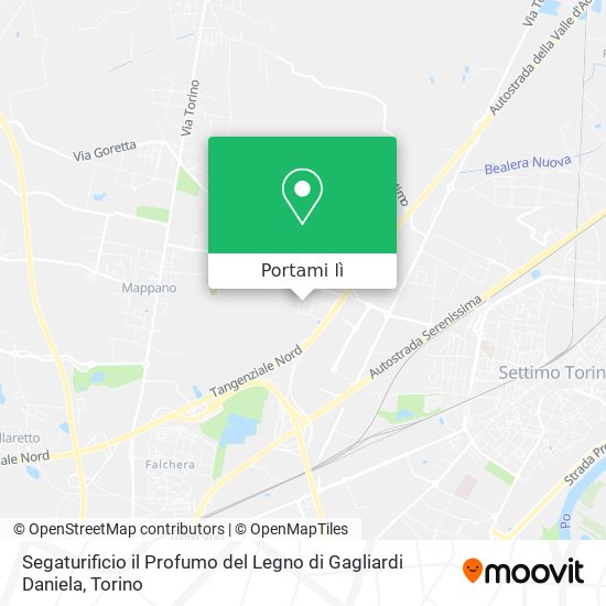 Mappa Segaturificio il Profumo del Legno di Gagliardi Daniela