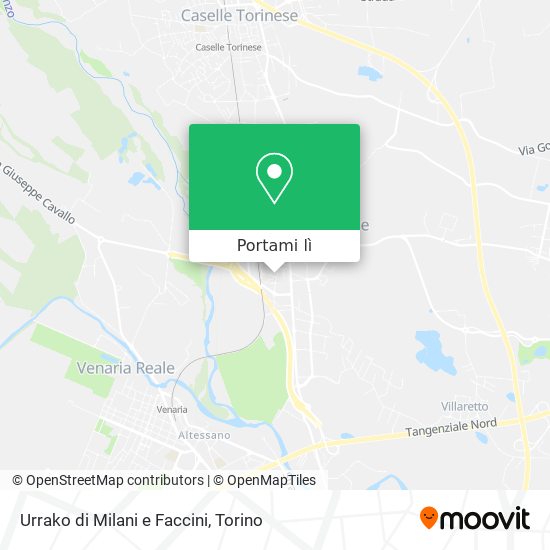 Mappa Urrako di Milani e Faccini