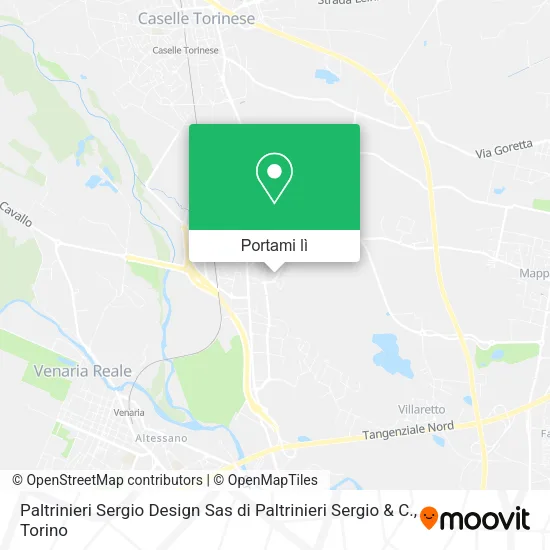 Mappa Paltrinieri Sergio Design Sas di Paltrinieri Sergio & C.