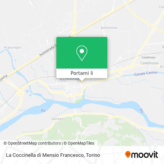 Mappa La Coccinella di Mensio Francesco