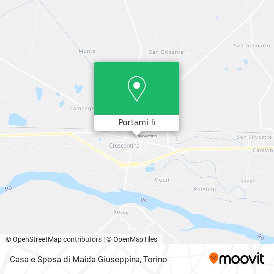Mappa Casa e Sposa di Maida Giuseppina