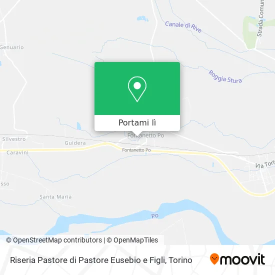 Mappa Riseria Pastore di Pastore Eusebio e Figli