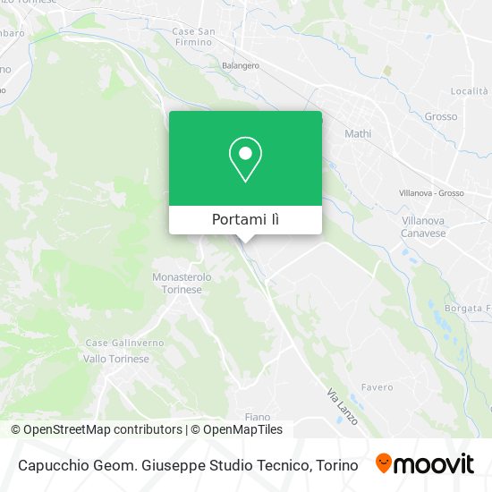 Mappa Capucchio Geom. Giuseppe Studio Tecnico