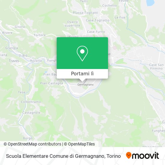 Mappa Scuola Elementare Comune di Germagnano