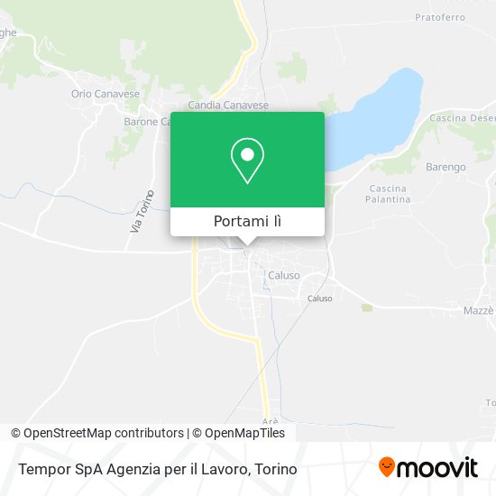 Mappa Tempor SpA Agenzia per il Lavoro