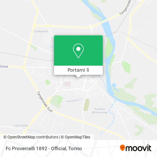 Mappa Fc Provercelli 1892 - Official