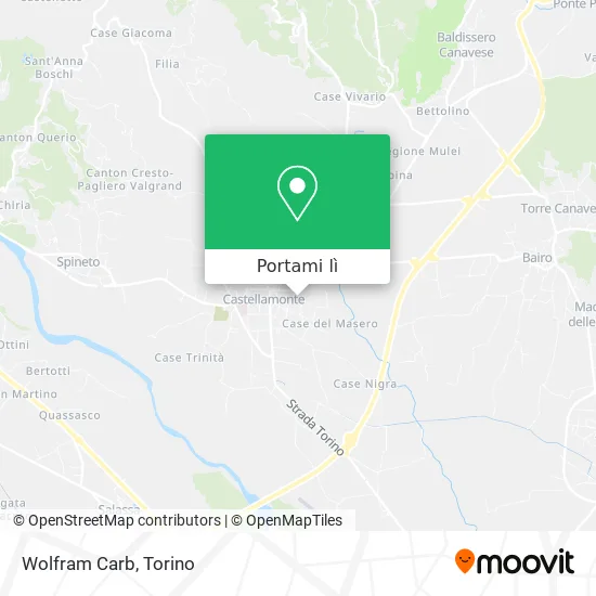 Mappa Wolfram Carb