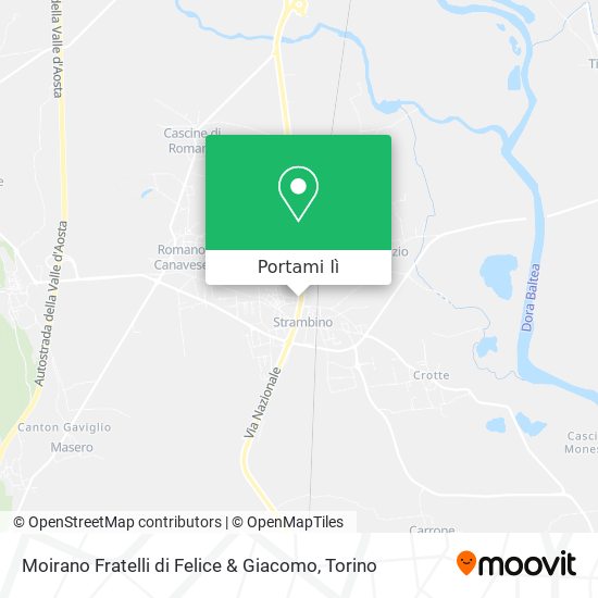 Mappa Moirano Fratelli di Felice & Giacomo