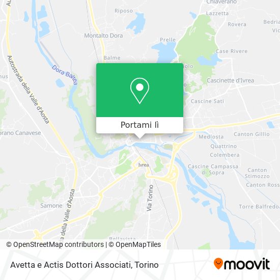 Mappa Avetta e Actis Dottori Associati