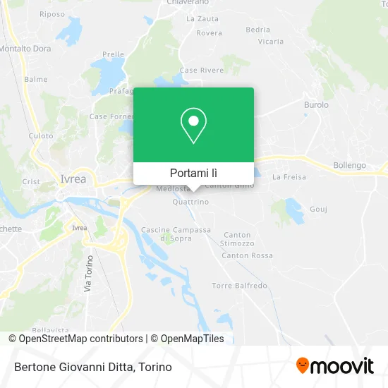 Mappa Bertone Giovanni Ditta