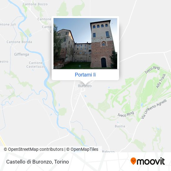 Mappa Castello di Buronzo
