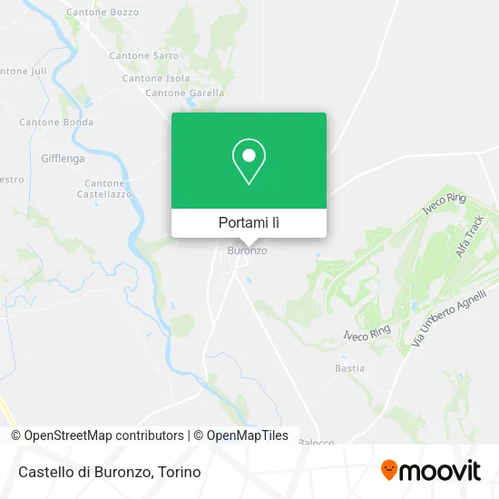 Mappa Castello di Buronzo