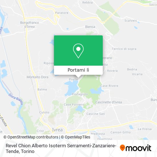 Mappa Revel Chion Alberto Isoterm Serramenti-Zanzariere-Tende