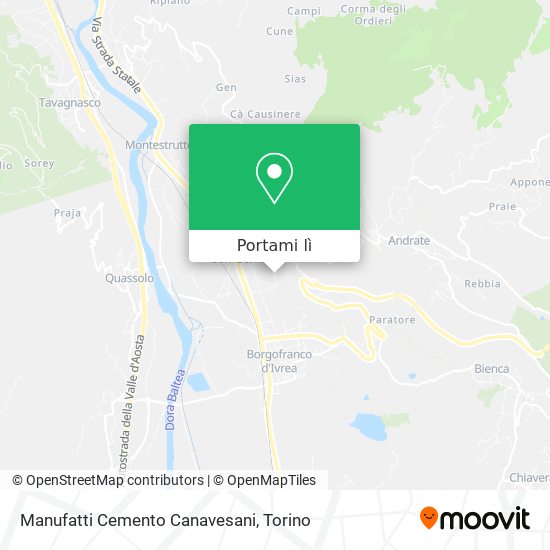 Mappa Manufatti Cemento Canavesani