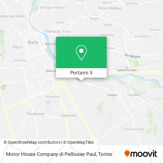 Mappa Motor House Company di Pellissier Paul