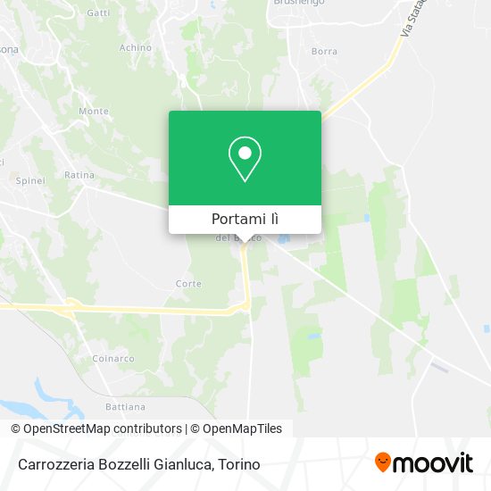 Mappa Carrozzeria Bozzelli Gianluca
