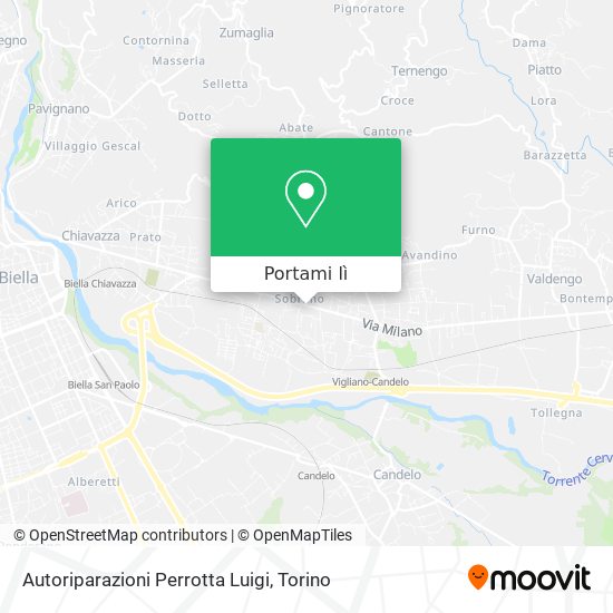 Mappa Autoriparazioni Perrotta Luigi