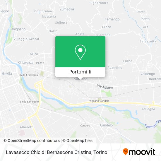 Mappa Lavasecco Chic di Bernascone Cristina