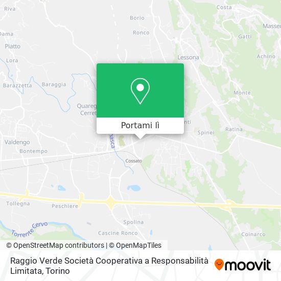 Mappa Raggio Verde Società Cooperativa a Responsabilità Limitata