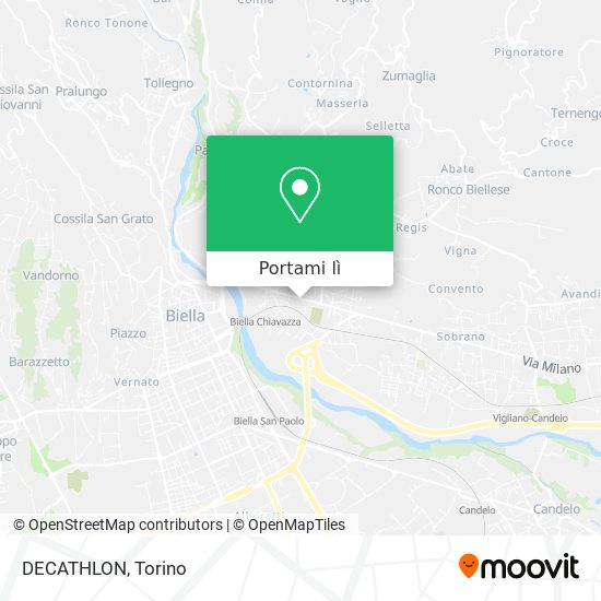 Mappa DECATHLON