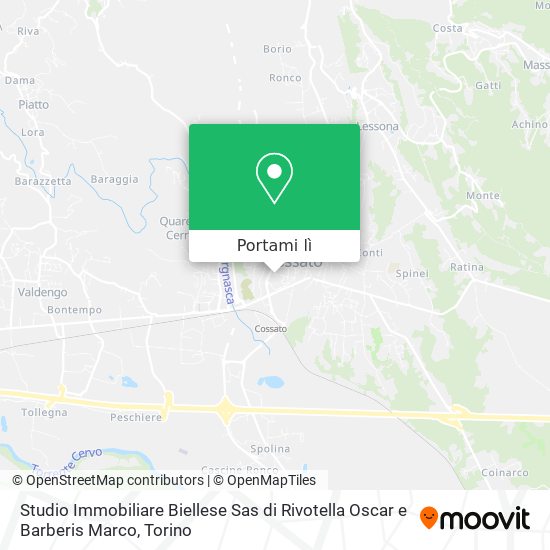 Mappa Studio Immobiliare Biellese Sas di Rivotella Oscar e Barberis Marco