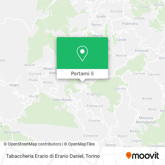 Mappa Tabaccheria Erario di Erario Daniel
