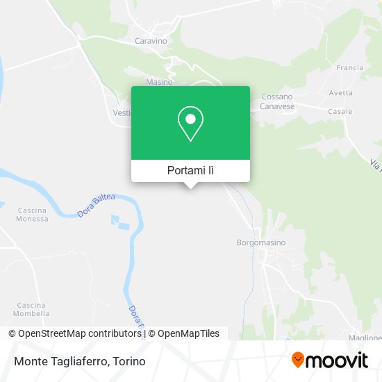 Mappa Monte Tagliaferro