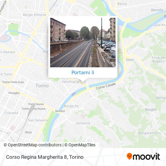 Mappa Corso Regina Margherita 8