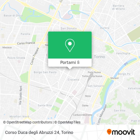 Mappa Corso Duca degli Abruzzi 24