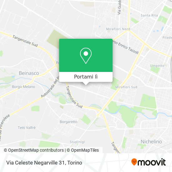 Mappa Via Celeste Negarville 31