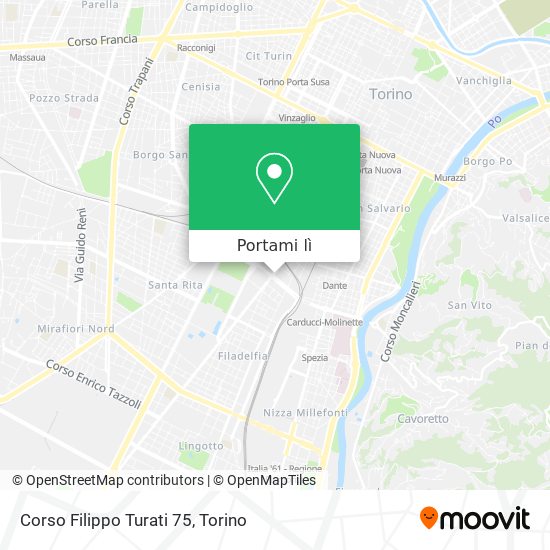 Mappa Corso Filippo Turati 75