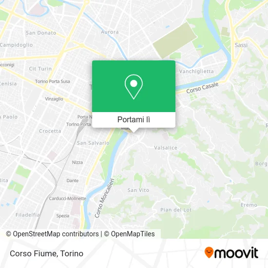 Mappa Corso Fiume
