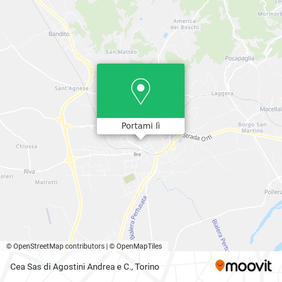 Mappa Cea Sas di Agostini Andrea e C.