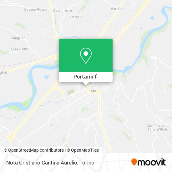 Mappa Nota Cristiano Cantina Aurelio