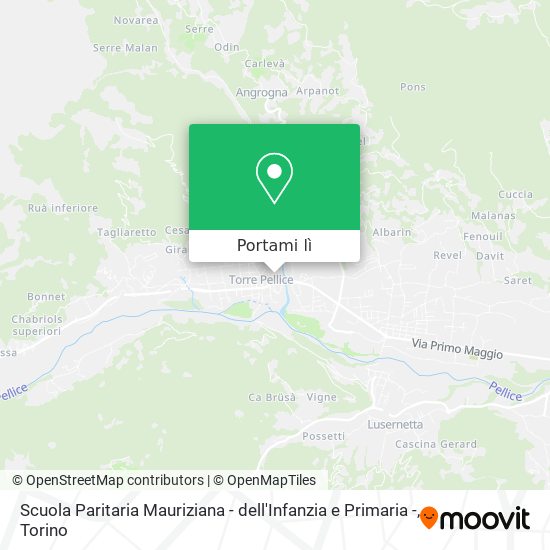Mappa Scuola Paritaria Mauriziana - dell'Infanzia e Primaria -