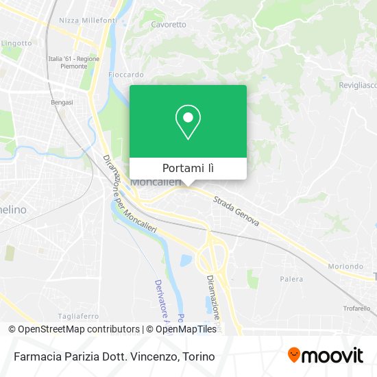 Mappa Farmacia Parizia Dott. Vincenzo