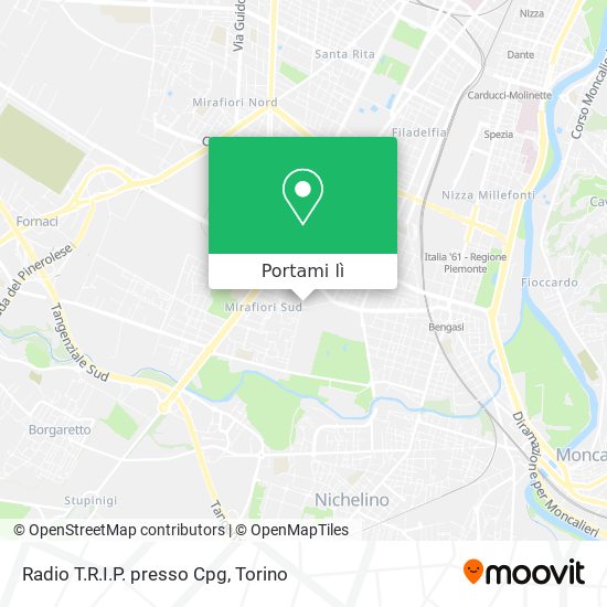 Mappa Radio T.R.I.P. presso Cpg