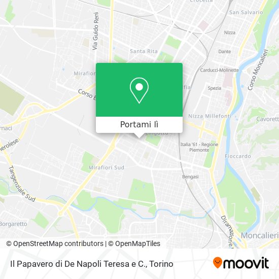Mappa Il Papavero di De Napoli Teresa e C.