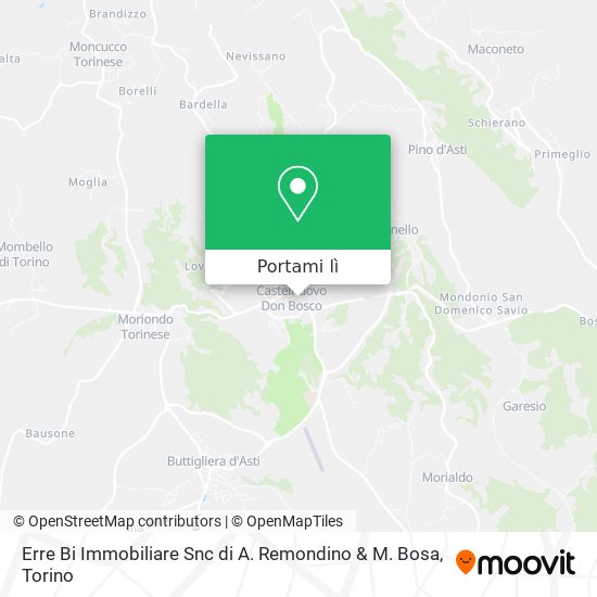 Mappa Erre Bi Immobiliare Snc di A. Remondino & M. Bosa