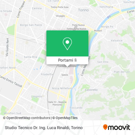 Mappa Studio Tecnico Dr. Ing. Luca Rinaldi