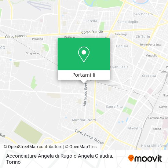 Mappa Acconciature Angela di Rugolo Angela Claudia