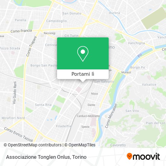 Mappa Associazione Tonglen Onlus