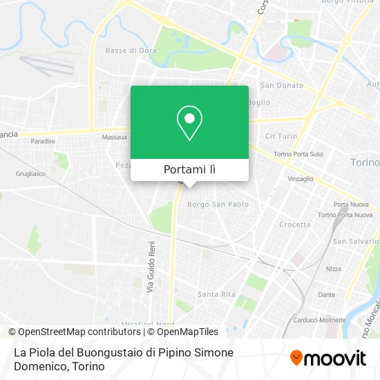 Mappa La Piola del Buongustaio di Pipino Simone Domenico