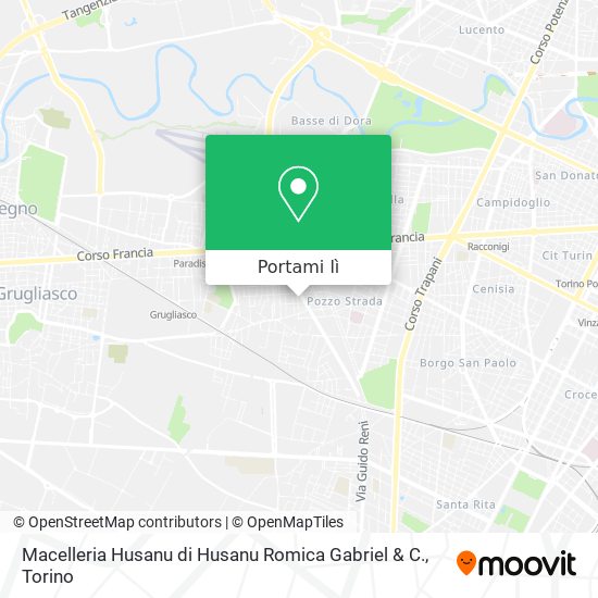 Mappa Macelleria Husanu di Husanu Romica Gabriel & C.